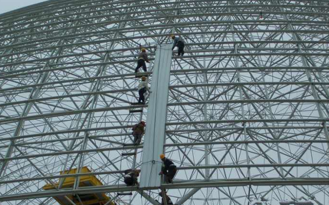 扬州网架装配好以后应当留神哪八项验收事件